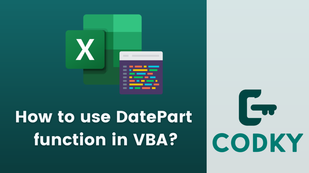 How To Use Datepart Function In Vba Codky 0462